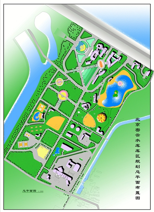 北京密云水库总图