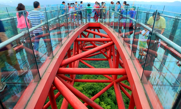 张家界景区观景台