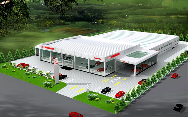 廊坊东风起亚汽车4S店设计